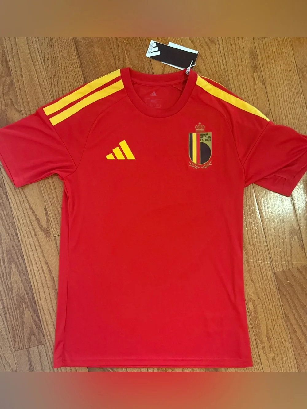 Adidas Belgium 2026 Word Cup Home Fan Jersey - NEW W/ TAGS